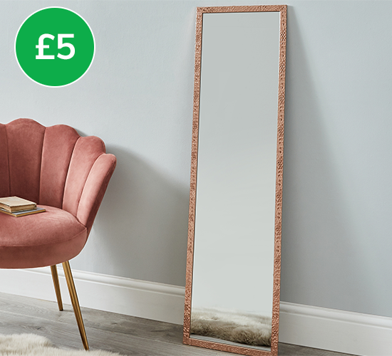 Rose Gold Full Length Mirror